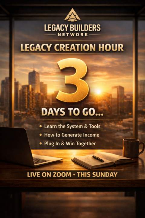 Legacy Creation Hour (This Sunday!)