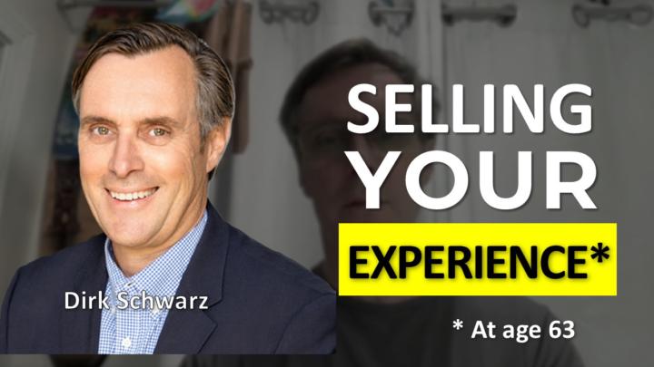 For Our Meeting on June 11th...Dirk Schwarz will talk about he learned to sell his experience at the age of 63