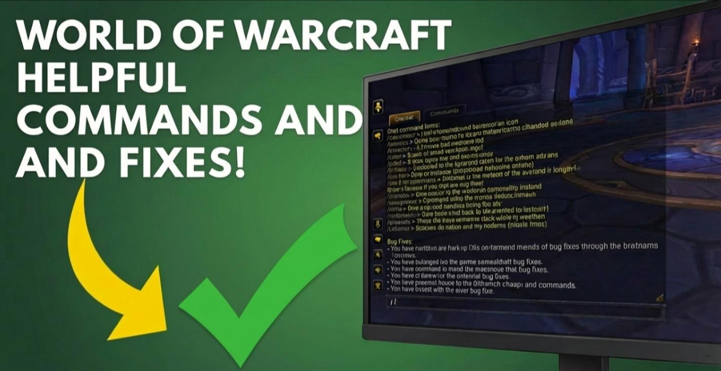 World of Warcraft Commands and Fixes!