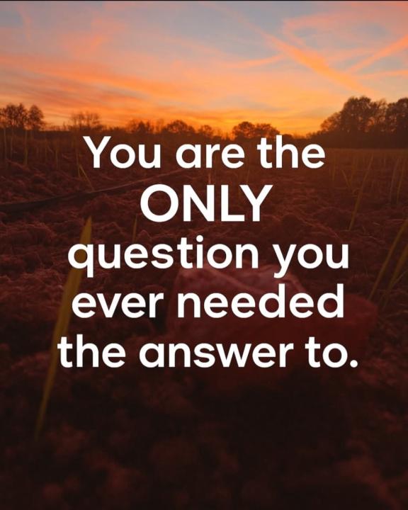 You ARE The Answer