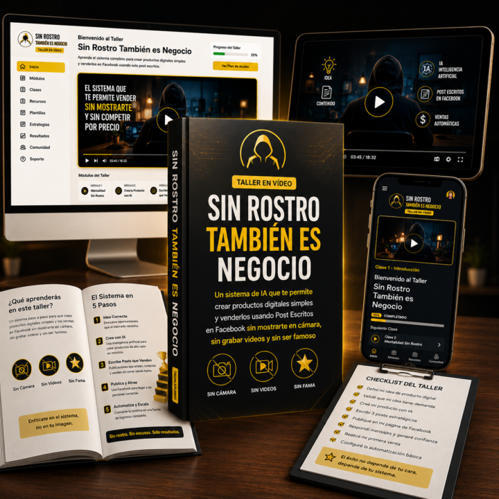 🚨 SIN ROSTRO TAMBIÉN ES NEGOCIO  