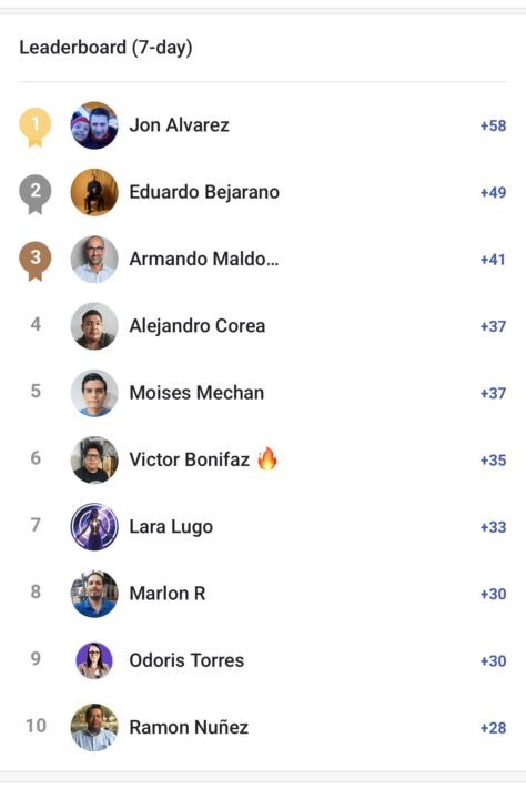 FELICIDADES - POR SUS APORTES  