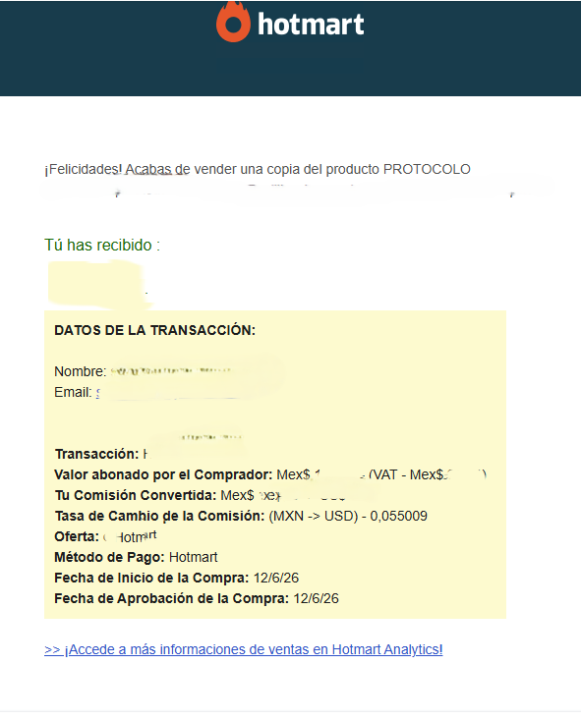 ¡Primera Venta!