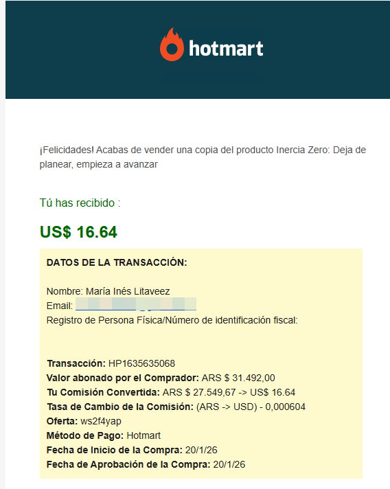 Feliz - 1er venta de mi PAU