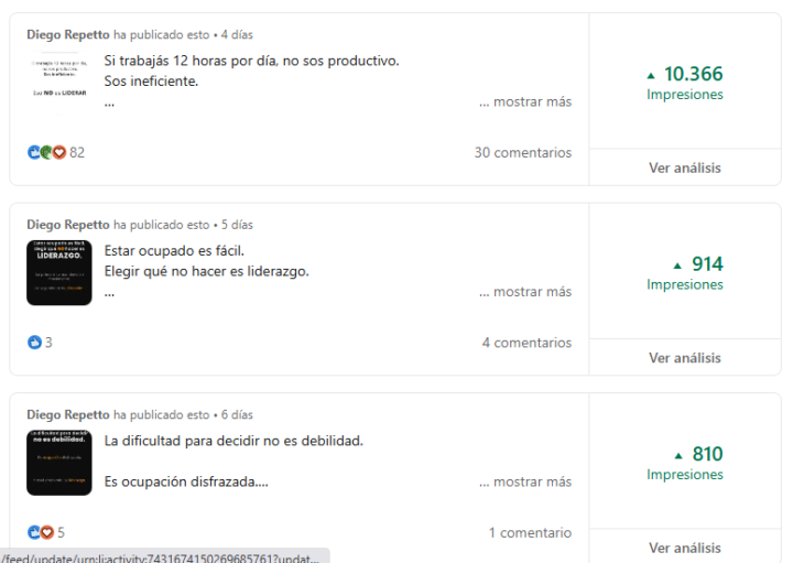 10.366 impresiones. 5 DM. 1 venta. Y una decisión que tomé el 16/FEB.