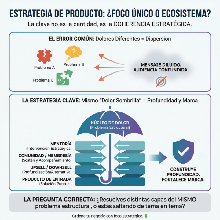 ¿Uno o varios productos? La pregunta que ordena tu negocio digital