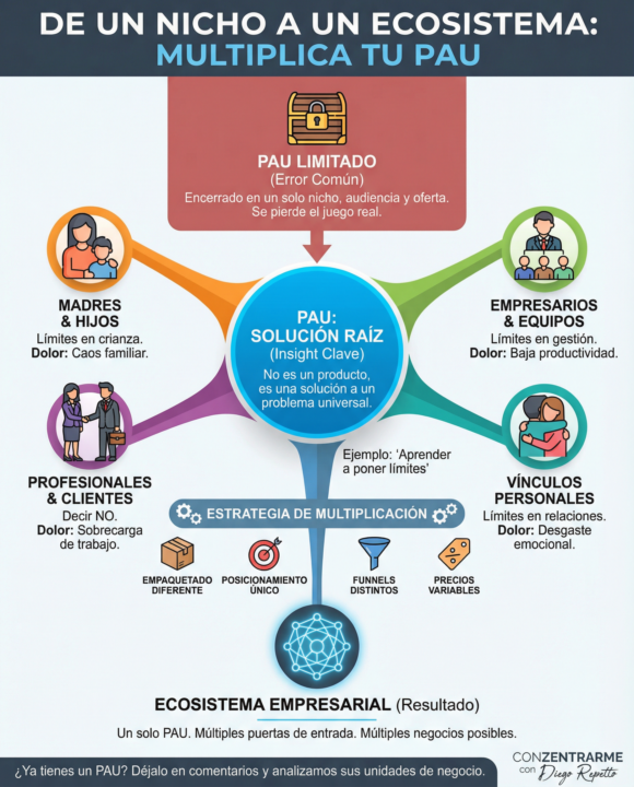 Un solo PAU puede convertirse en varias unidades de negocio