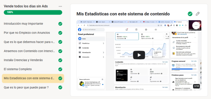 LIBERADO MÓDULO DE CONTENIDO ( solo por hoy Domingo )