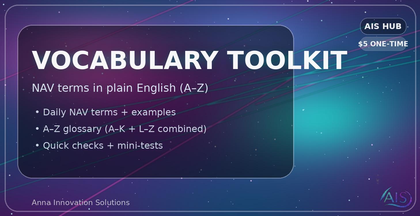 NAV | Vocabulary Toolkit (A–Z)