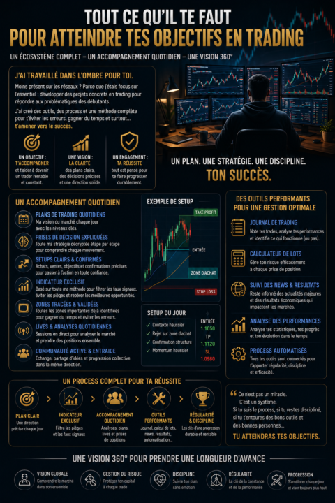 Plus qu’une formation : un écosystème complet pour progresser et performer en trading