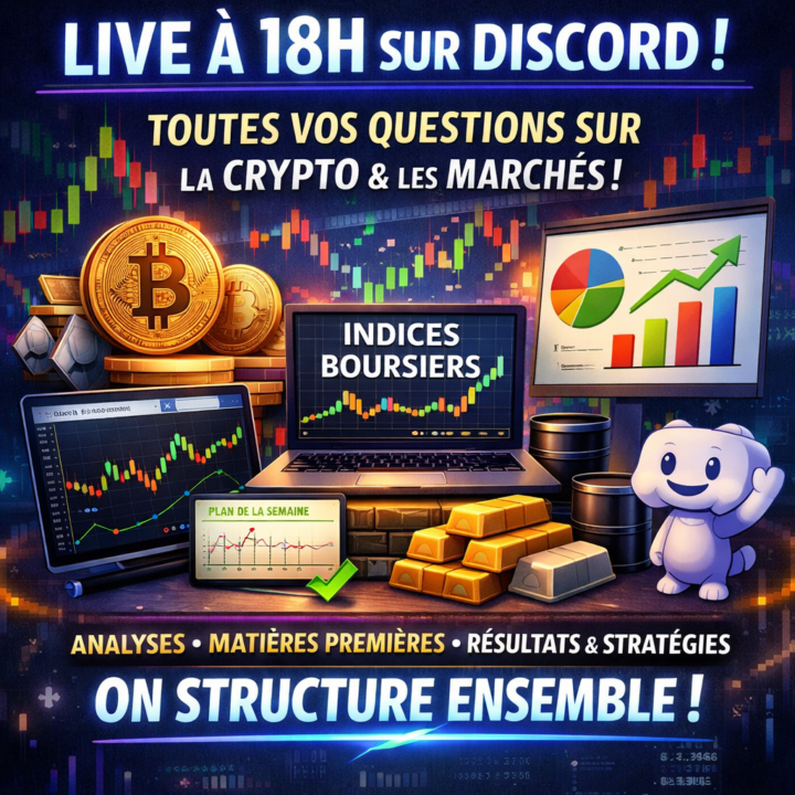 🔴 LIVE À 18H – CRYPTO & ANALYSE DES MARCHÉS