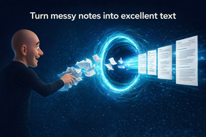 Turn hand written notes into perfect DOCs