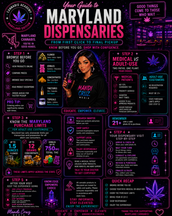 Check out the Maryland Dispensary Guide!