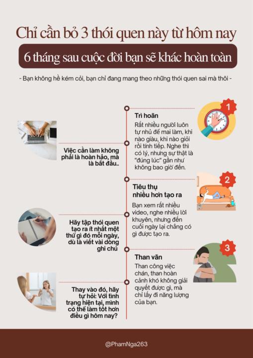 👉 Rất ít người chịu thay đổi những điều nhỏ này, và đó là lý do họ mãi đứng yên
