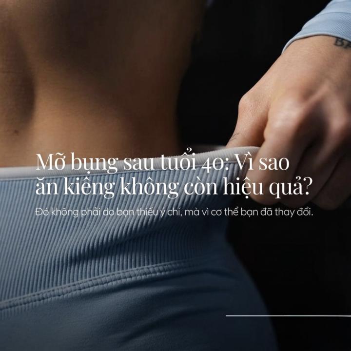 ại sao sau 40, mỡ bụng lại "lì lợm" đến thế? 🧐