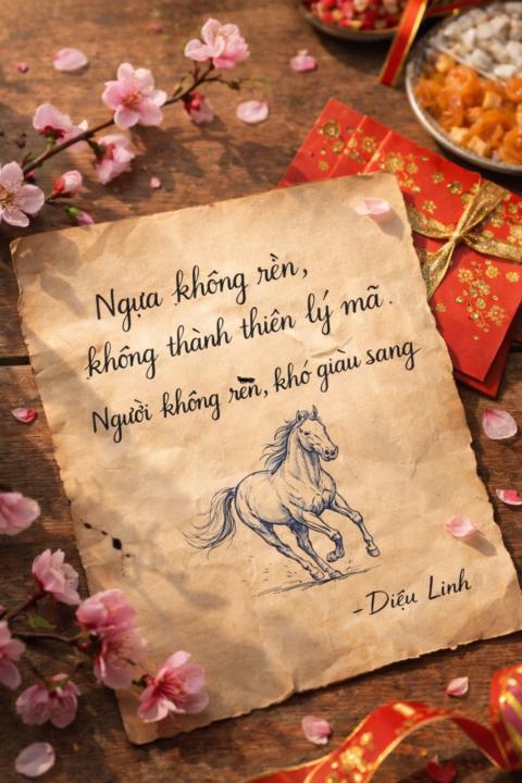 Tài năng chỉ là nguyên liệu.  Rèn luyện mới quyết định hình dạng cuộc đời bạn.