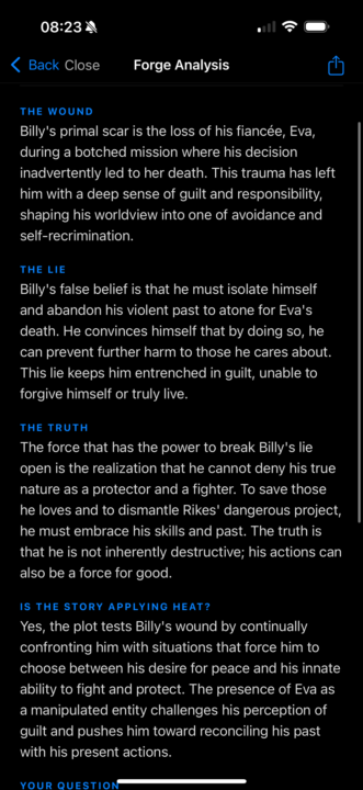 The script reader app. 