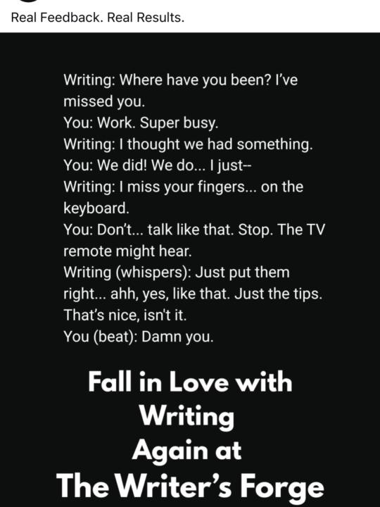 Fall in Love w Writing Again