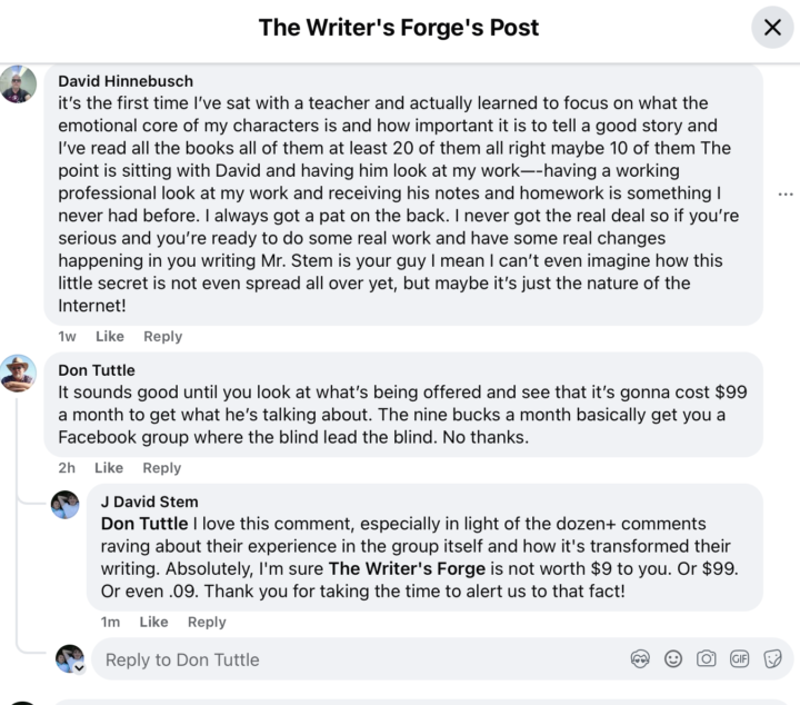 Guys, sorry, this group is worthless. I didn't have the heart to tell you, but Don Tuttle does!