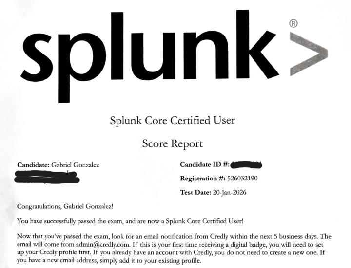 Spelunking Core User Certificate