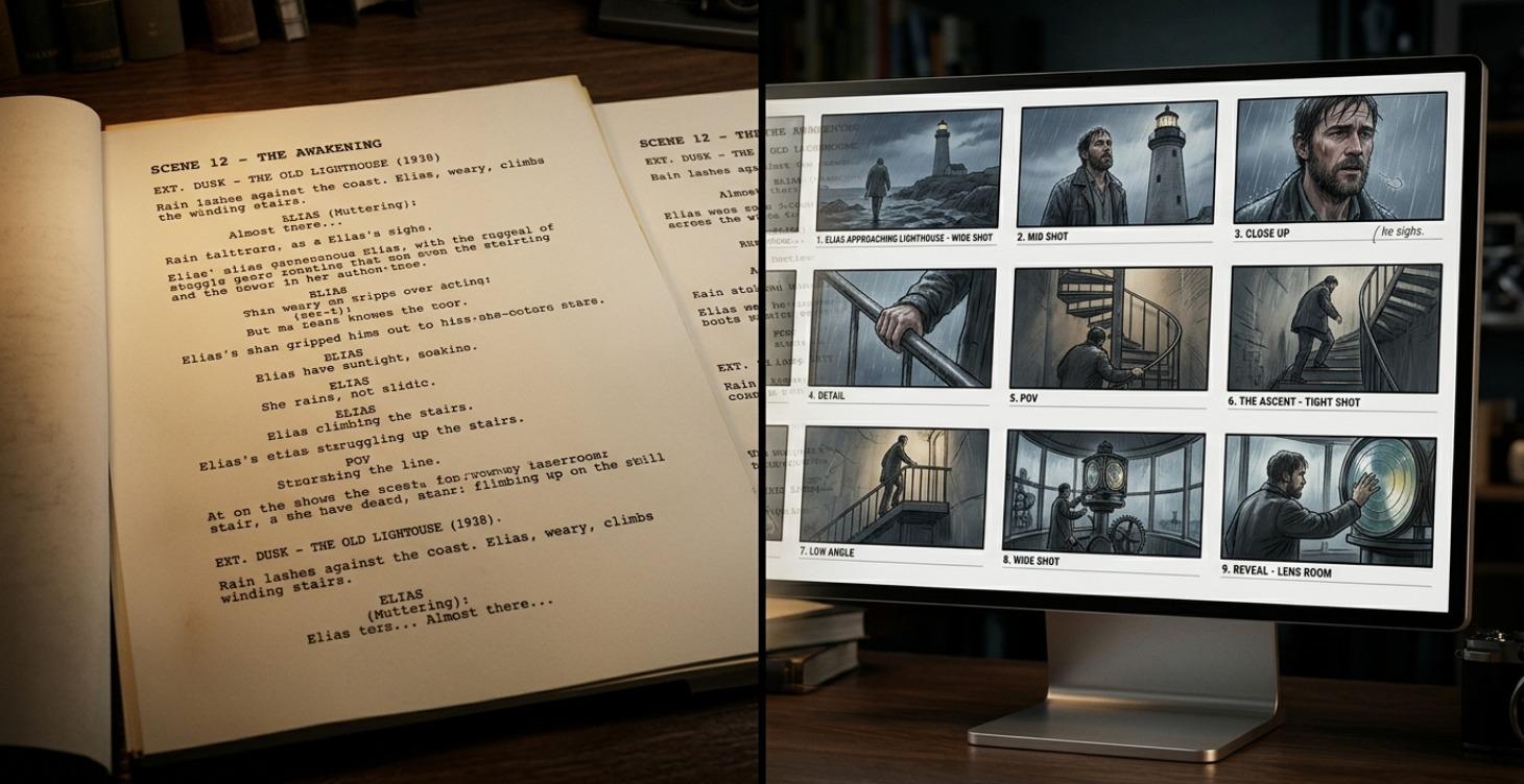 AI Storyboards & Shot Lists for Filmmakers