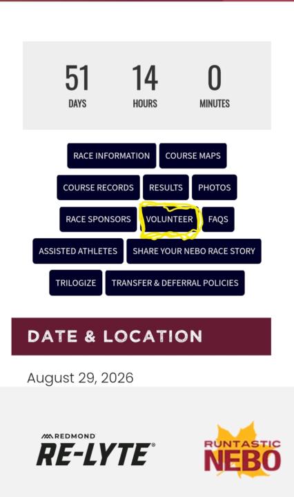 Nebo volunteers needed 