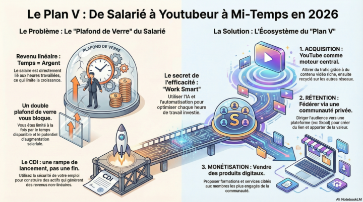 L'infographie de ma dernière vidéo Youtube