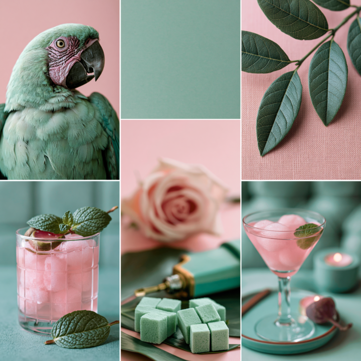 🎨 Moodboard Monday | Mint Green with Pops of Pink
