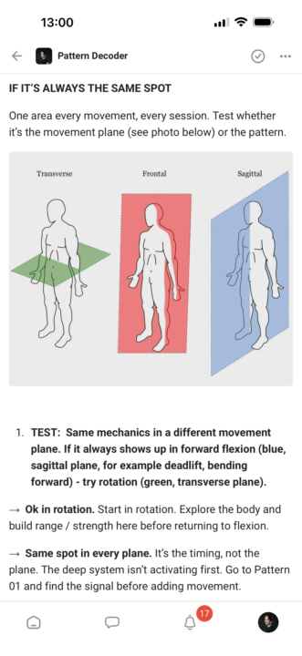 Do you know what movement planes are?
