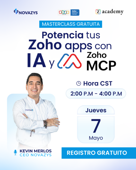 ⭐⭐MASTERCLASS - ZOHO MCP e IA para Zoho Apps