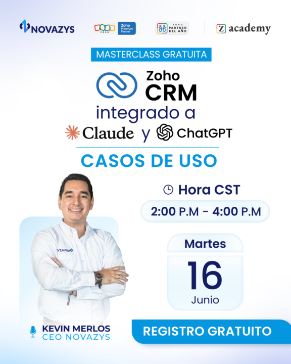⭐⭐Masterclass - Zoho CRM, Claude y ChatGPT