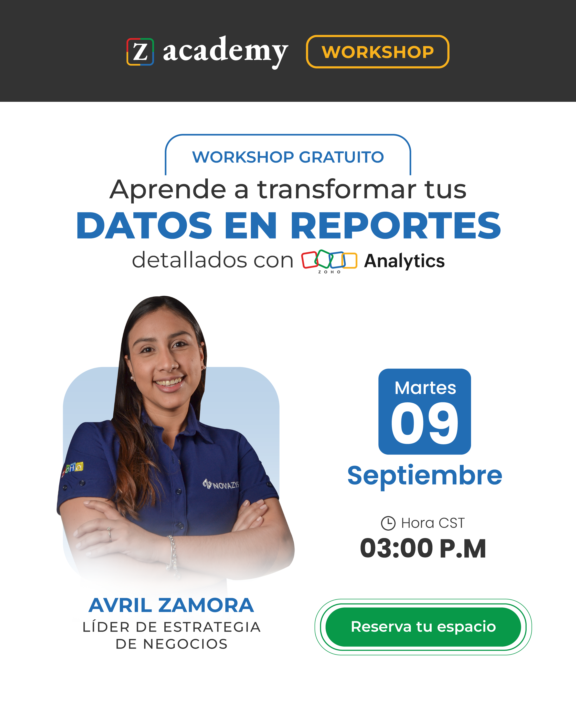 📊Aprende a crear reportes detallados con Zoho Analytics