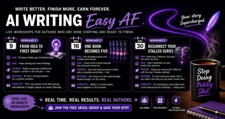 AI Writing Easy AF for Authors