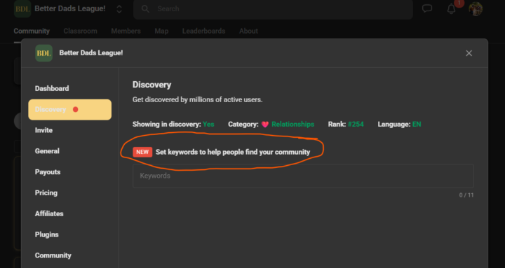 Breaking New Feature!!!! *Keywords*
