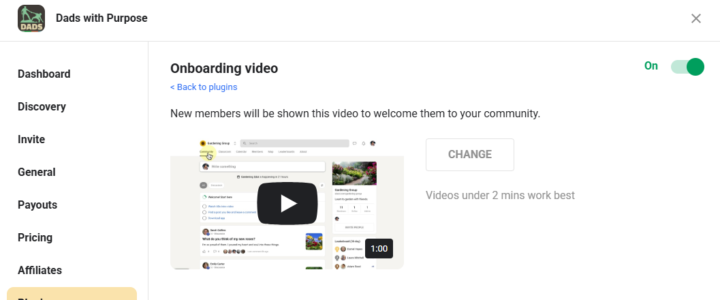 Onboarding video?
