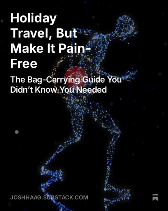 Travel this season, PAIN FREE!!