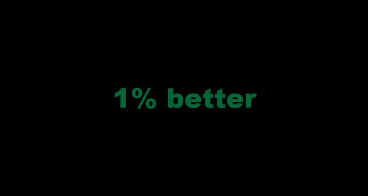 1% better