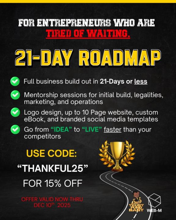 🚀 Exclusive Release for the Million Dollar Challenge Community: The 21-Day Roadmap Launch Package