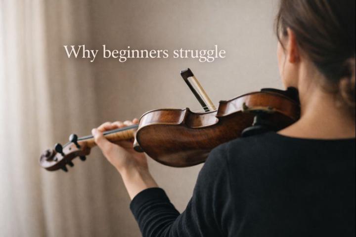 Why beginners struggle with violin (and how to fix it)