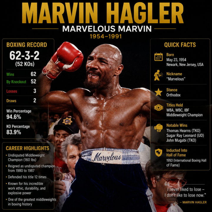 #6 - "Marvelous" Marvin Hagler