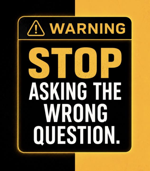 Stop asking: