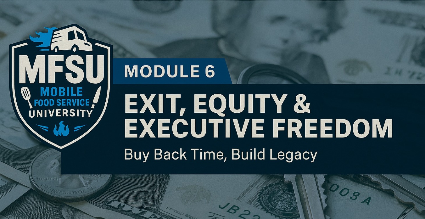 Module 6: Exit, Equity & Executive Freedom