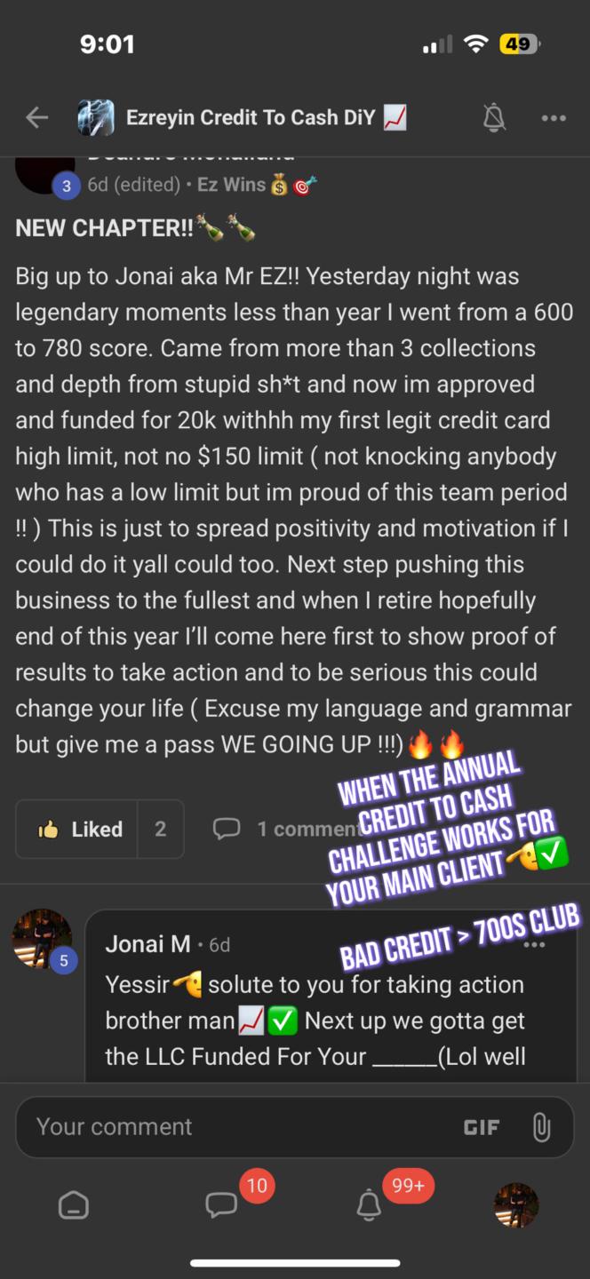 Ezreyin Credit To Cash DiY 📈