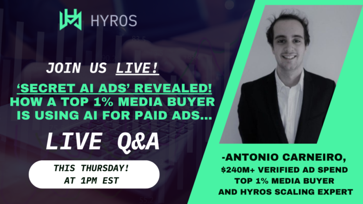 Are you Joining Today?? AI AD Scaling + HYROS LIVE Training
