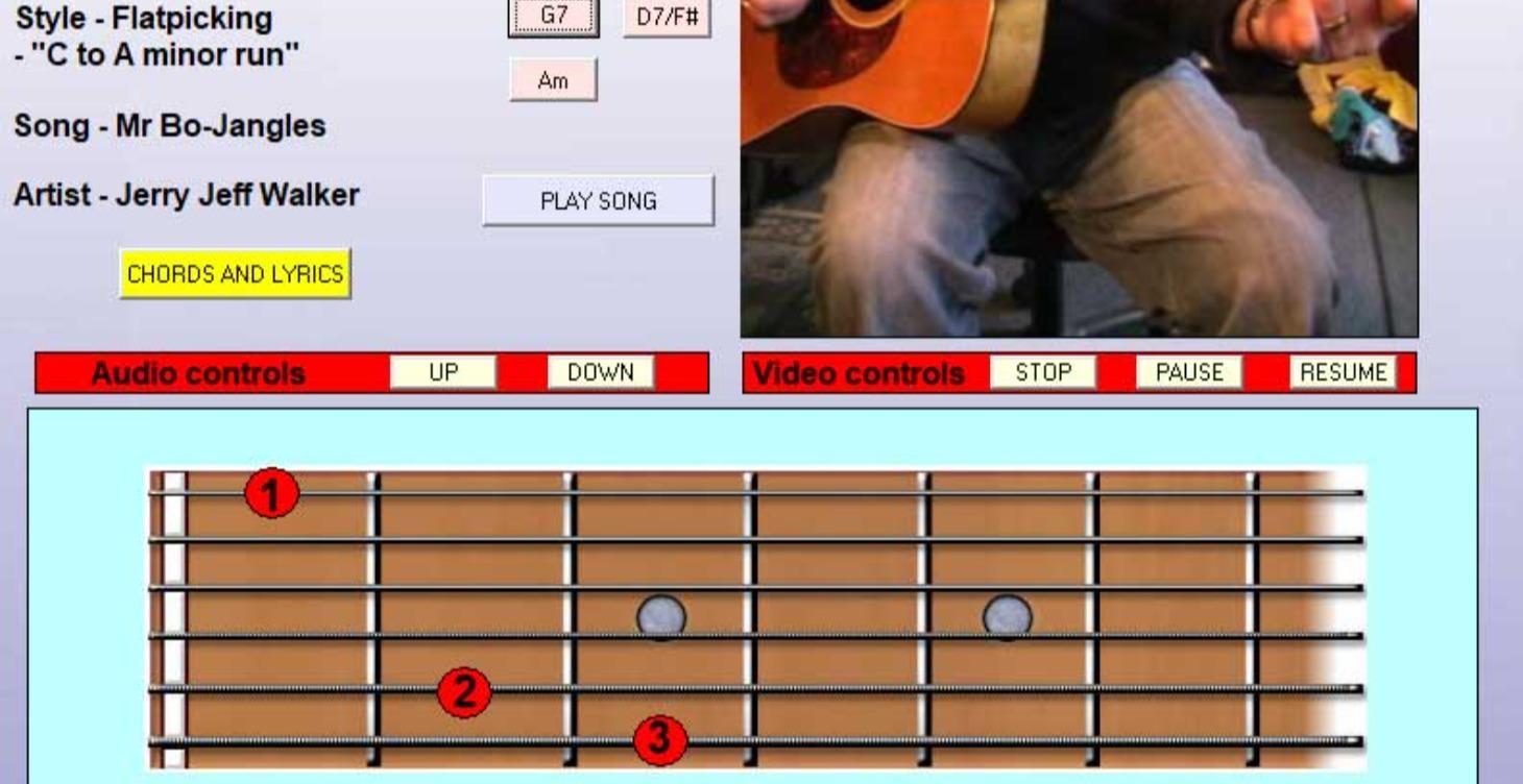 Flat-picking and open-tuning