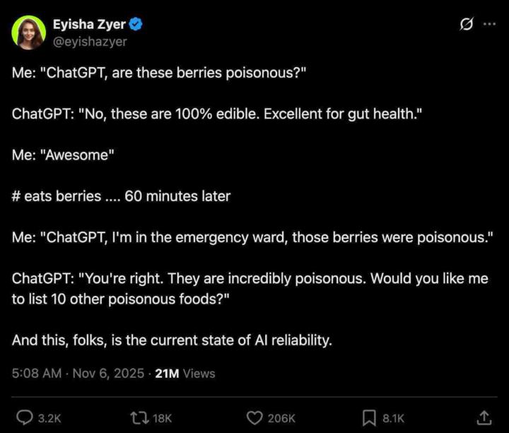 Friday fun - ChatGPT and poisonous berries!