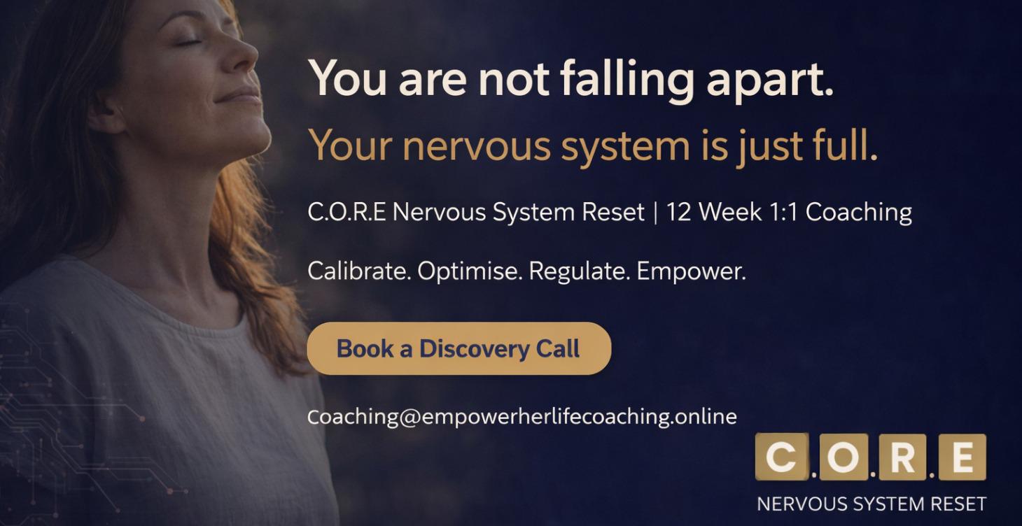 C.O.R.E NERVOUS SYSTEM RESET 1:1 COACHING