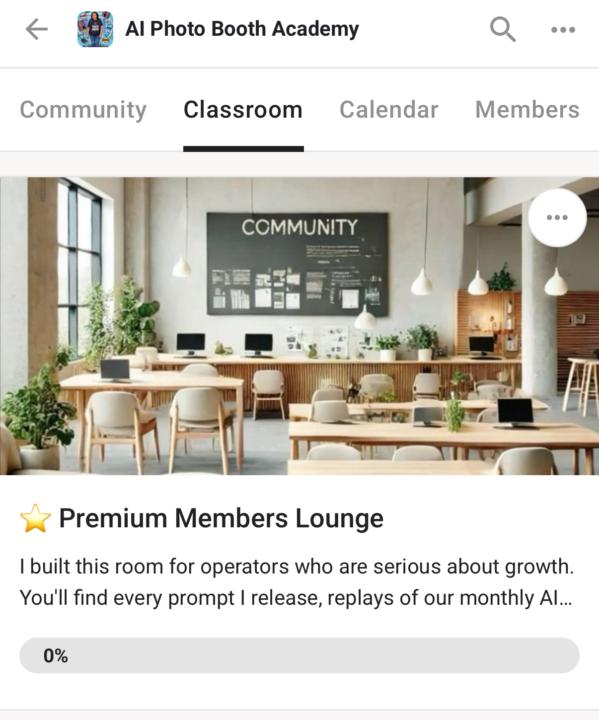 ⭐ Premium Members — Your Lounge is LIVE!