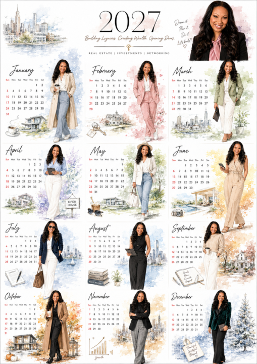 New AI Booth Idea: 2027 Luxury Real Estate Calendar Experience