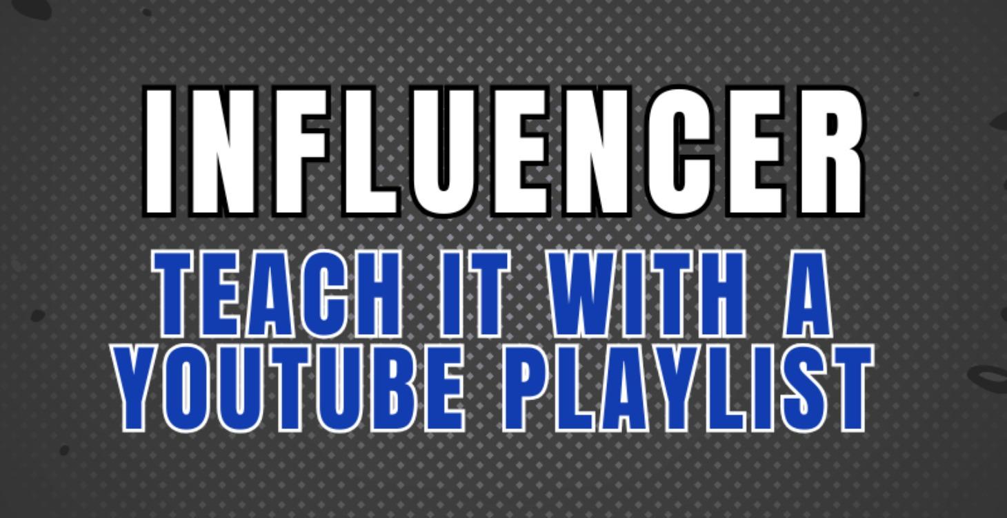 COMING SOON - Teach it with a Youtube Playlist